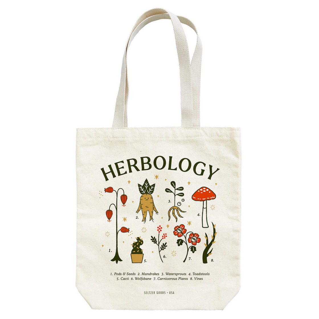 Herbology Tote Bag Seltzer Goods Outer Layer