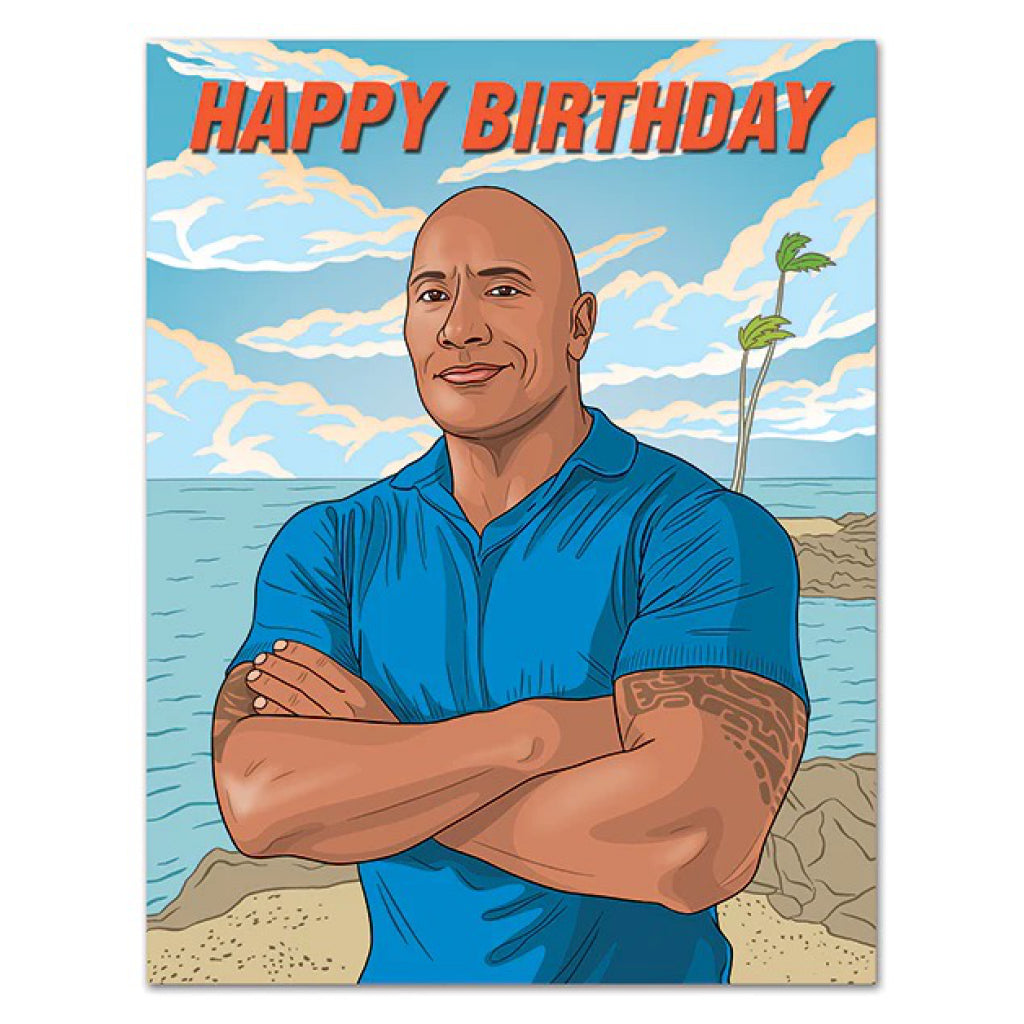 Hope Your Birthday Rocks Card.