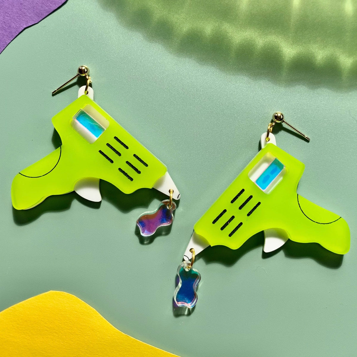 Hot Glue Guns Earrings Not Picasso Outer Layer