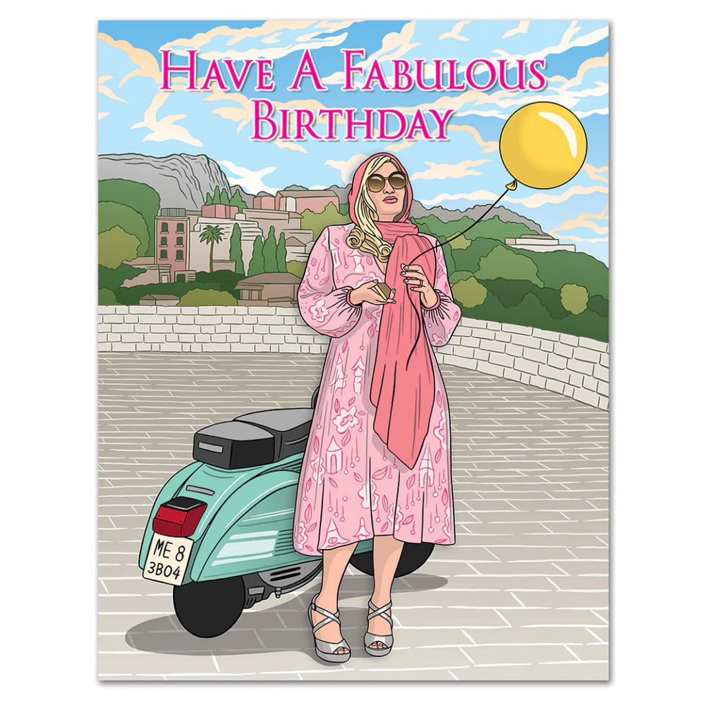 Jennifer Coolidge Fabulous Birthday Card.