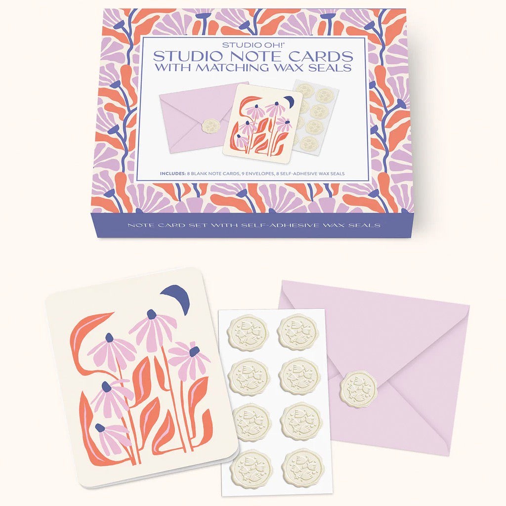 Keep Blossoming Studio Note Card Set.