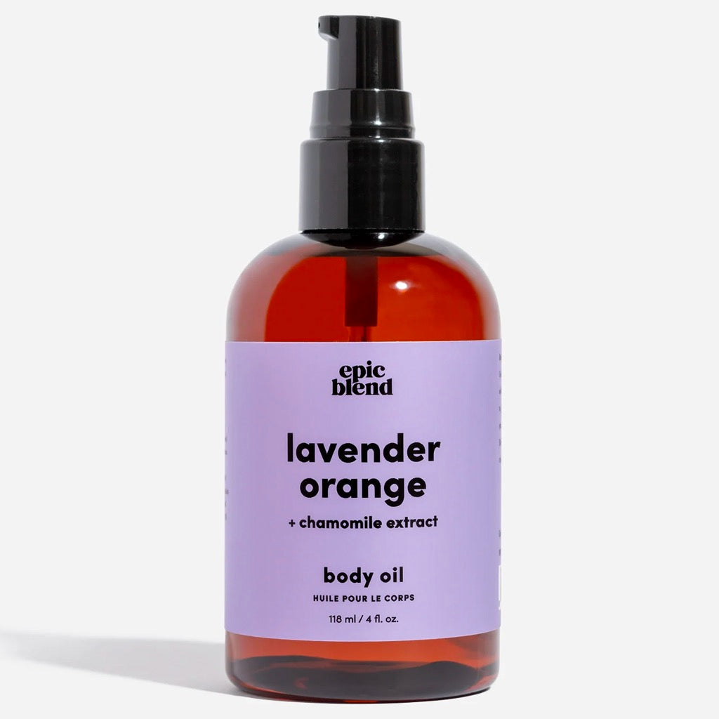 Lavender Orange Body Oil 4oz.