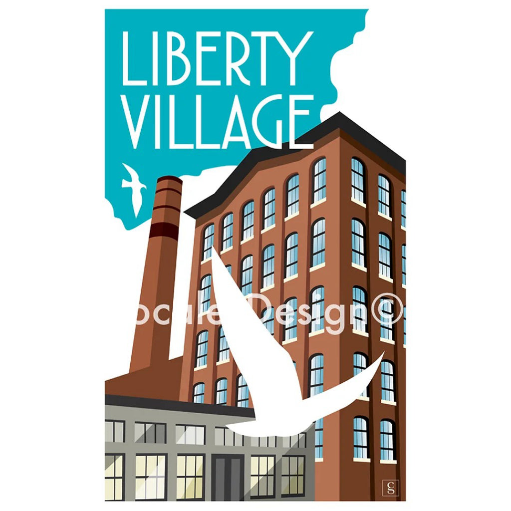 Liberty Village Toronto Postcard Locales Design Outer Layer