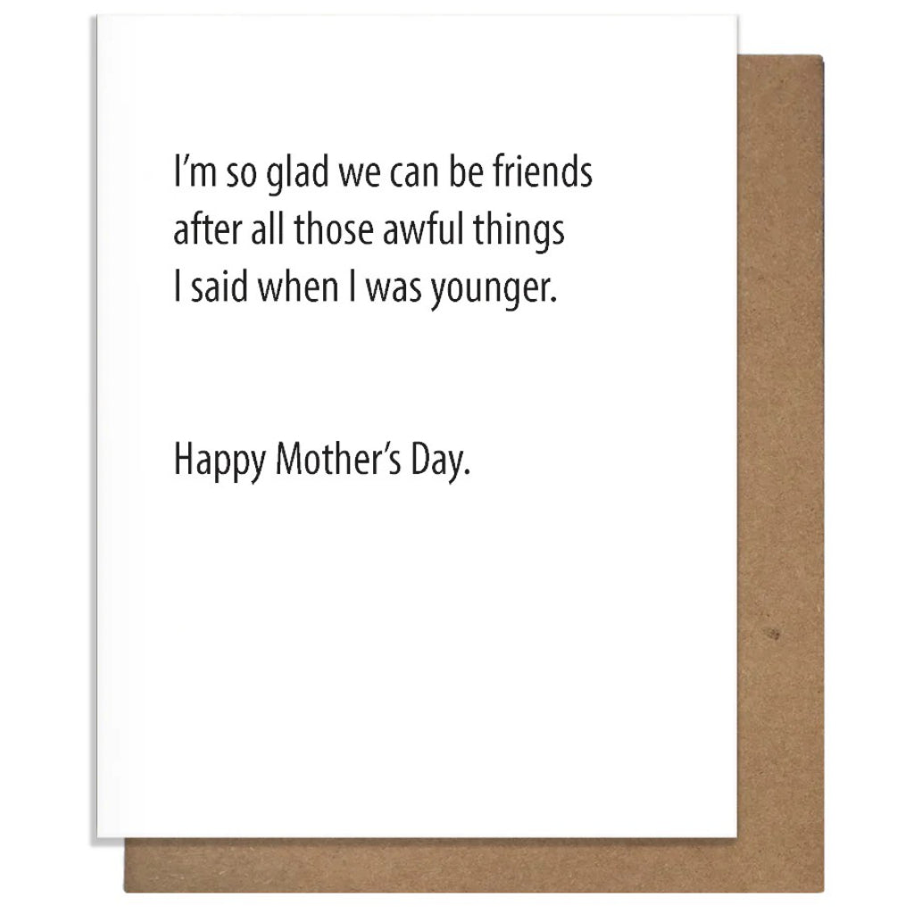 Mom Friends Mother S Day Card Pretty Alright Goods Outer Layer