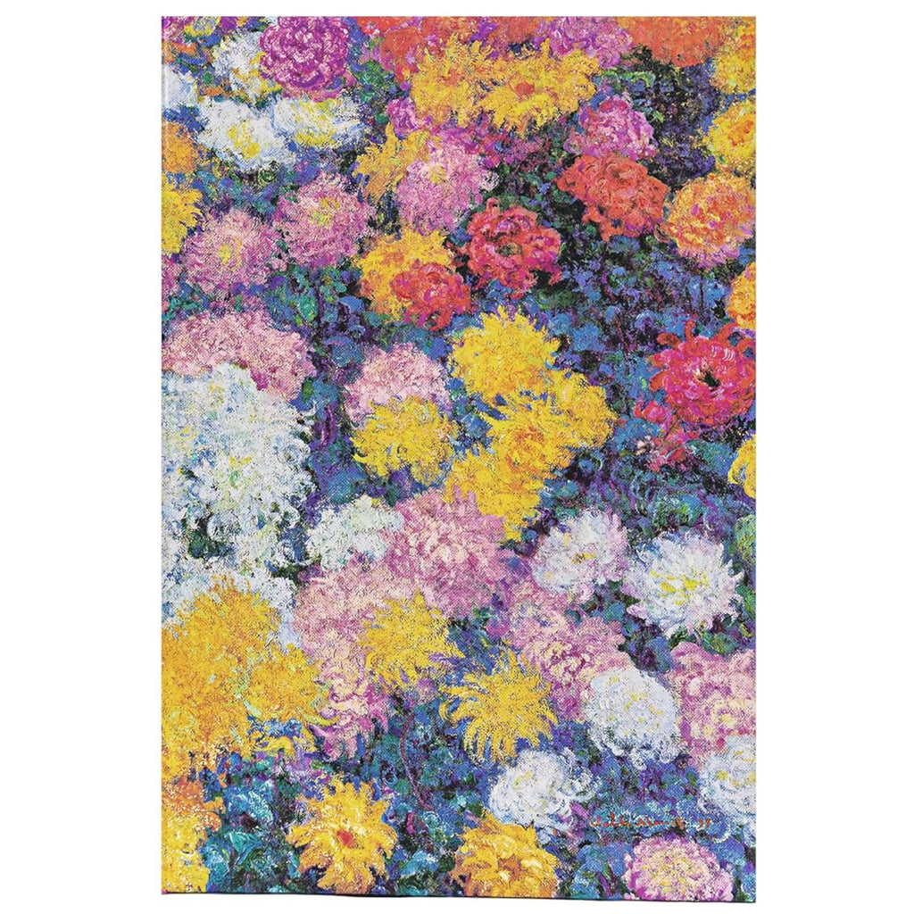 Monet's Chrysanthemums Mini Hardcover Journals Unlined.