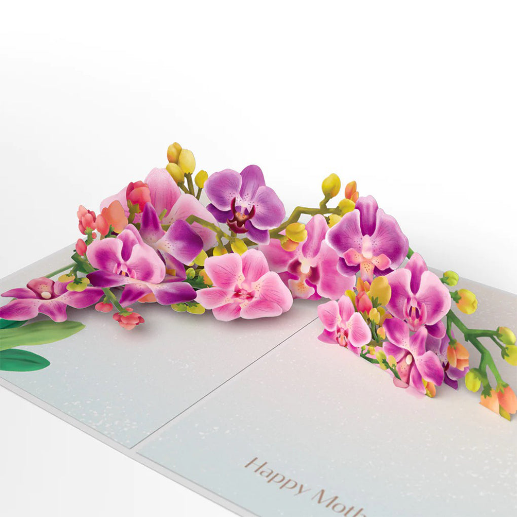 Mother's Day Orchid Pop-Up Card.