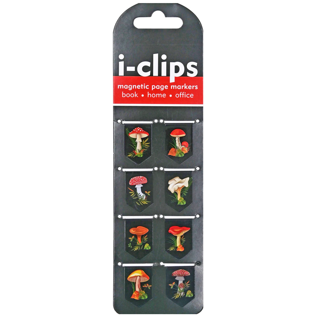 Mushrooms I-Clips Magnetic Page Markers.