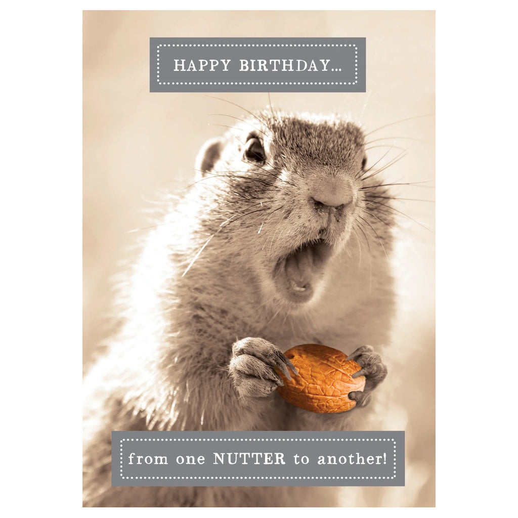 Nutter Birthday Card.