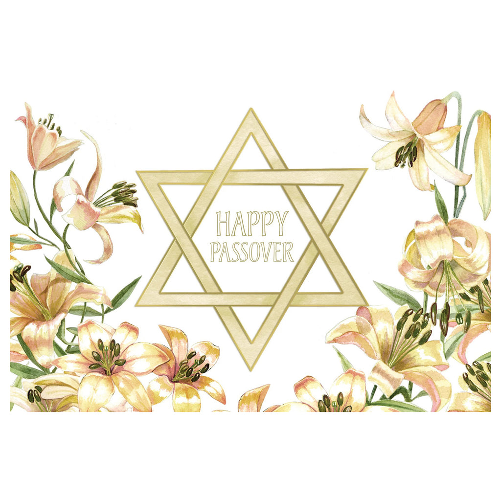 Passover Lilies Card.