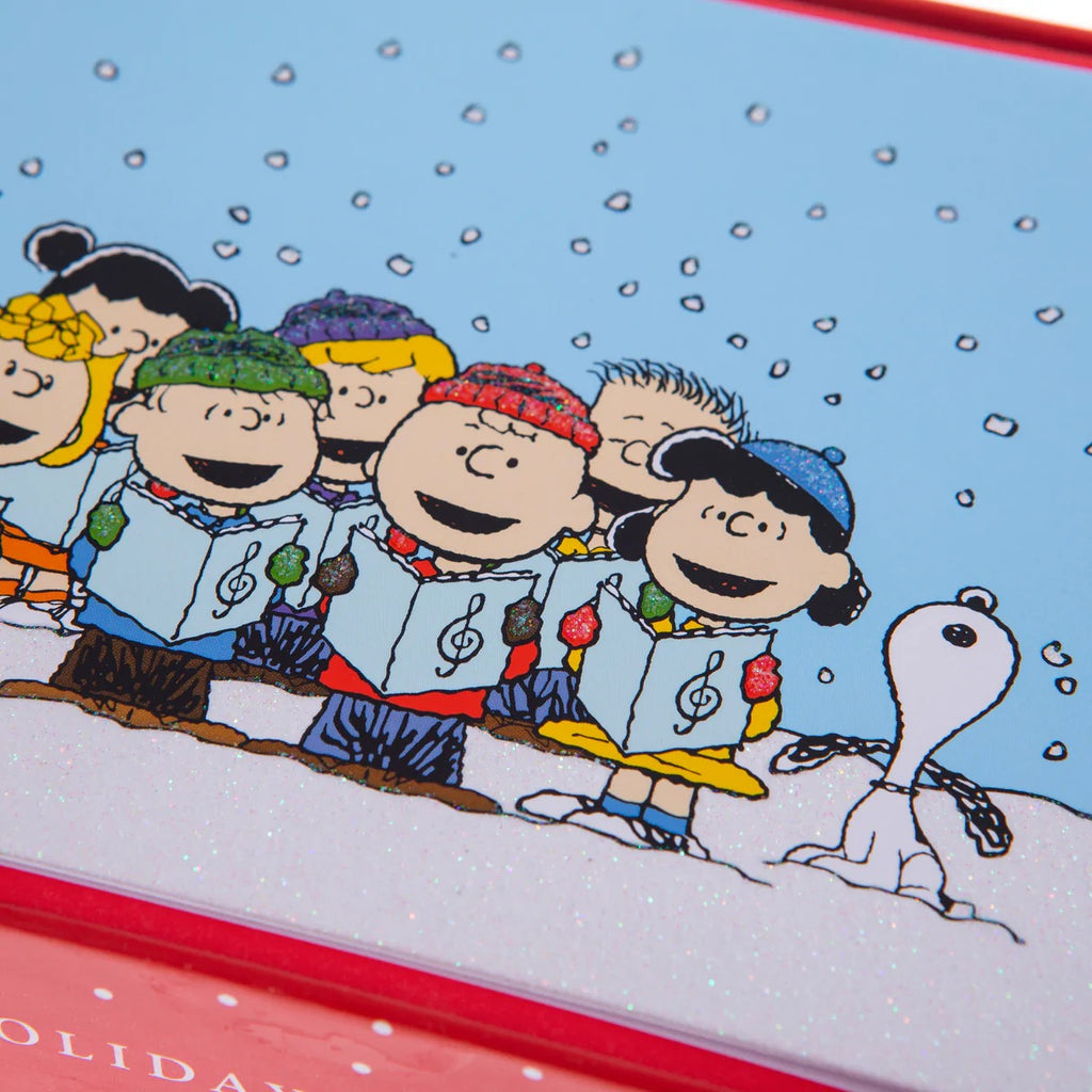 Peanuts Choir Mid-Sized Boxed Cards Closeup