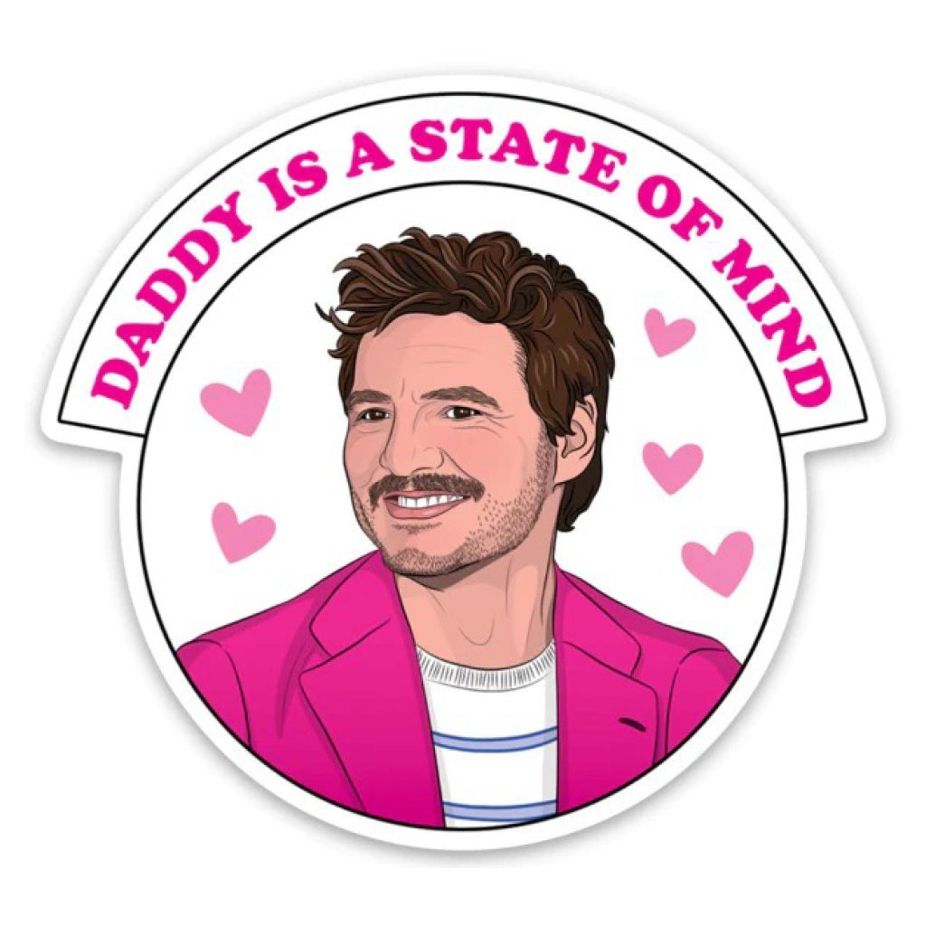 Pedro Pascal Daddy Die Cut Sticker.