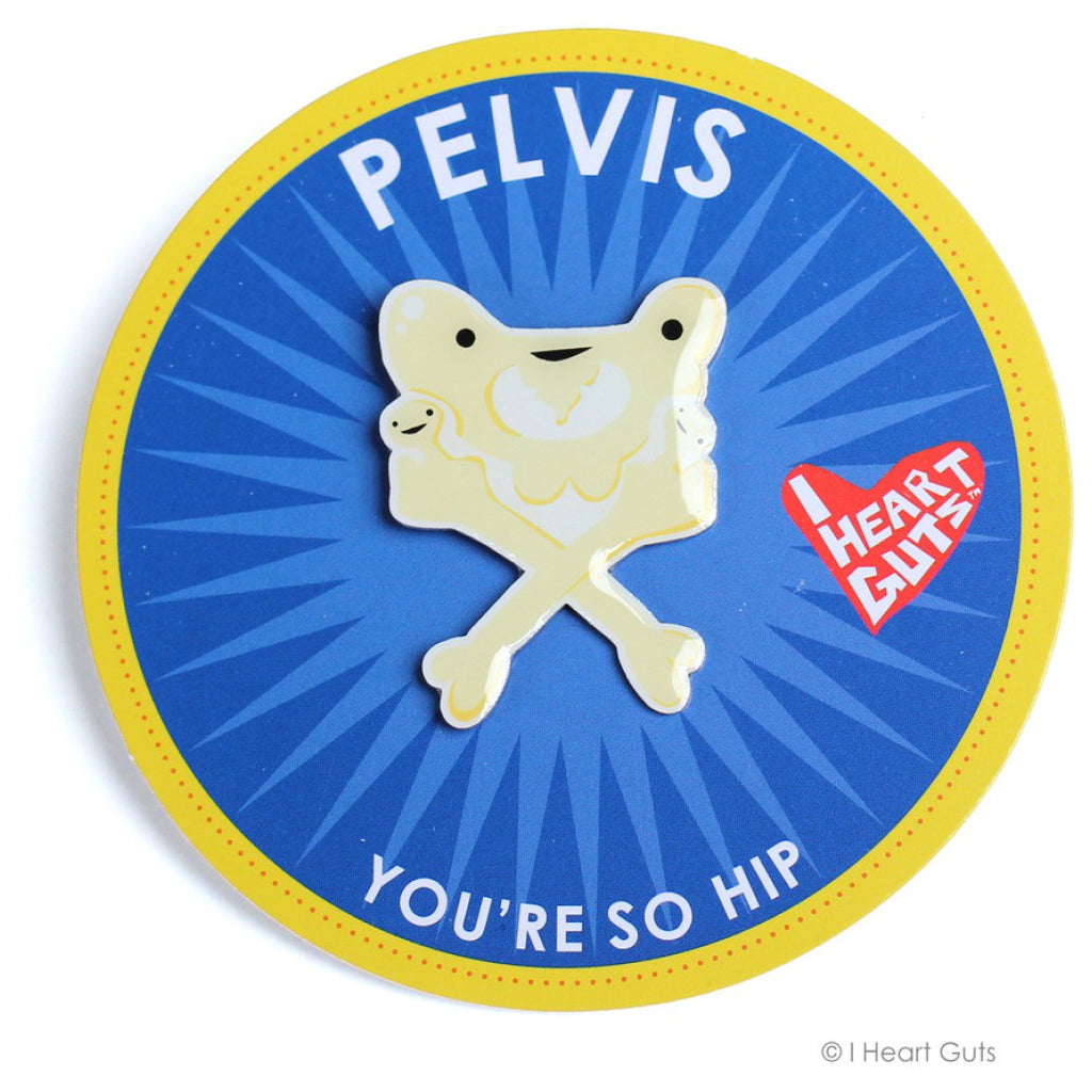 Pelvis Lapel Pin package