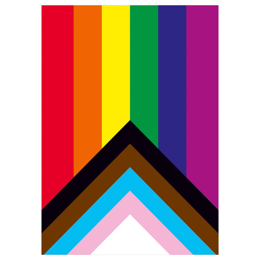 Progress Pride LGBTQ Postcard