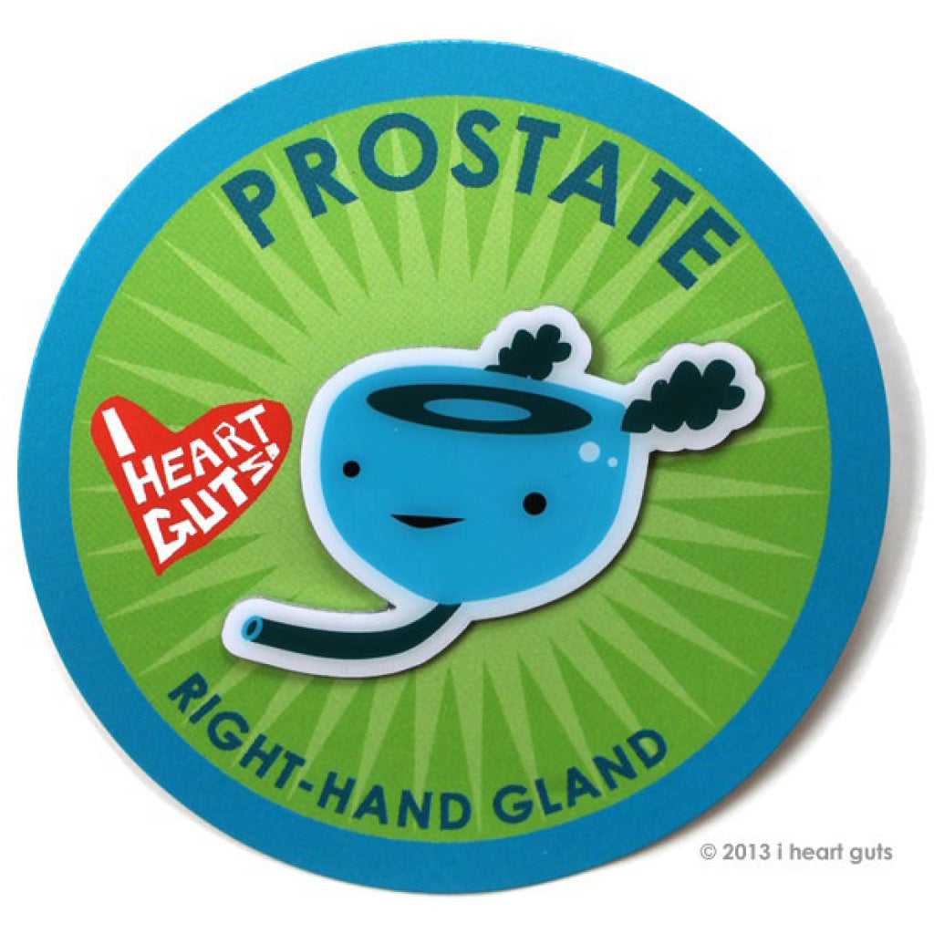 Prostate Lapel Pin package
