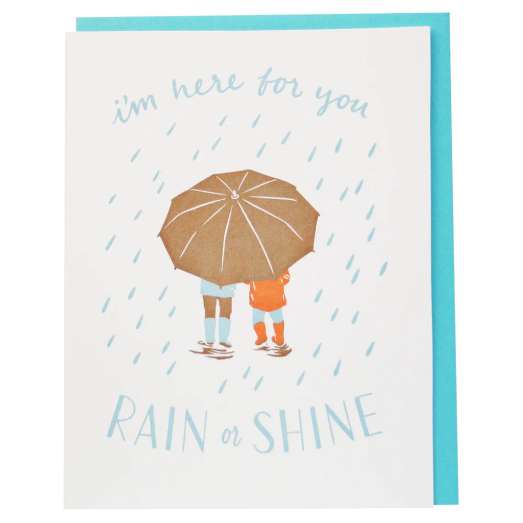 Rainshower Friendship Card.