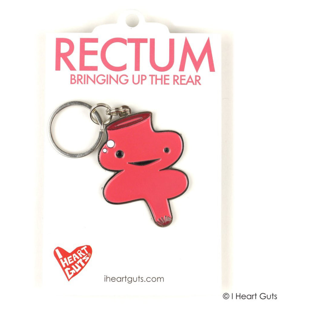 Rectum Heart Keychain Packaging