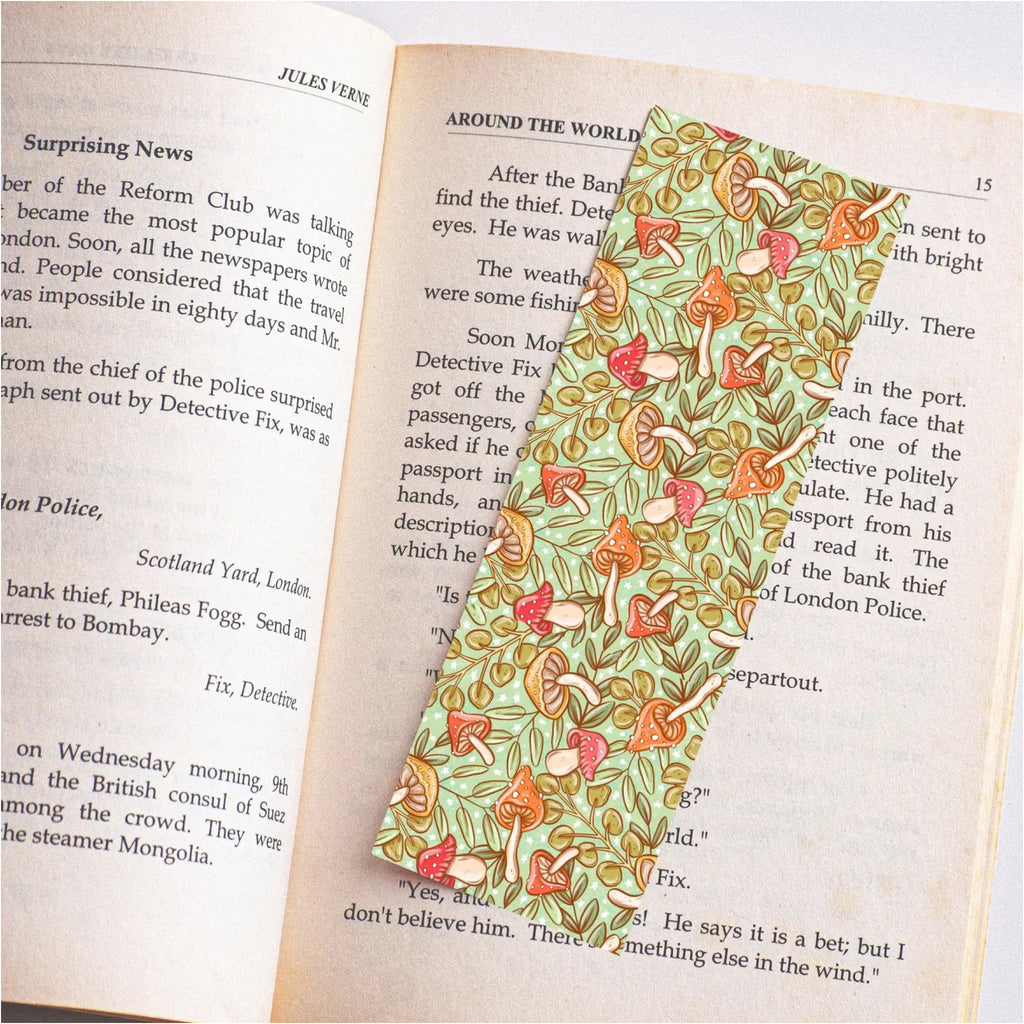 Retro Mushrooms Bookmarks.