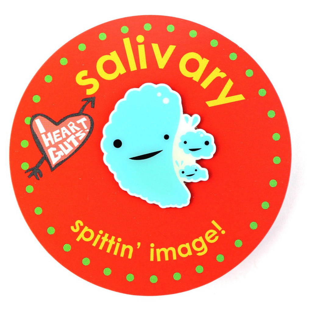Salivary Gland Lapel Pin Packaging