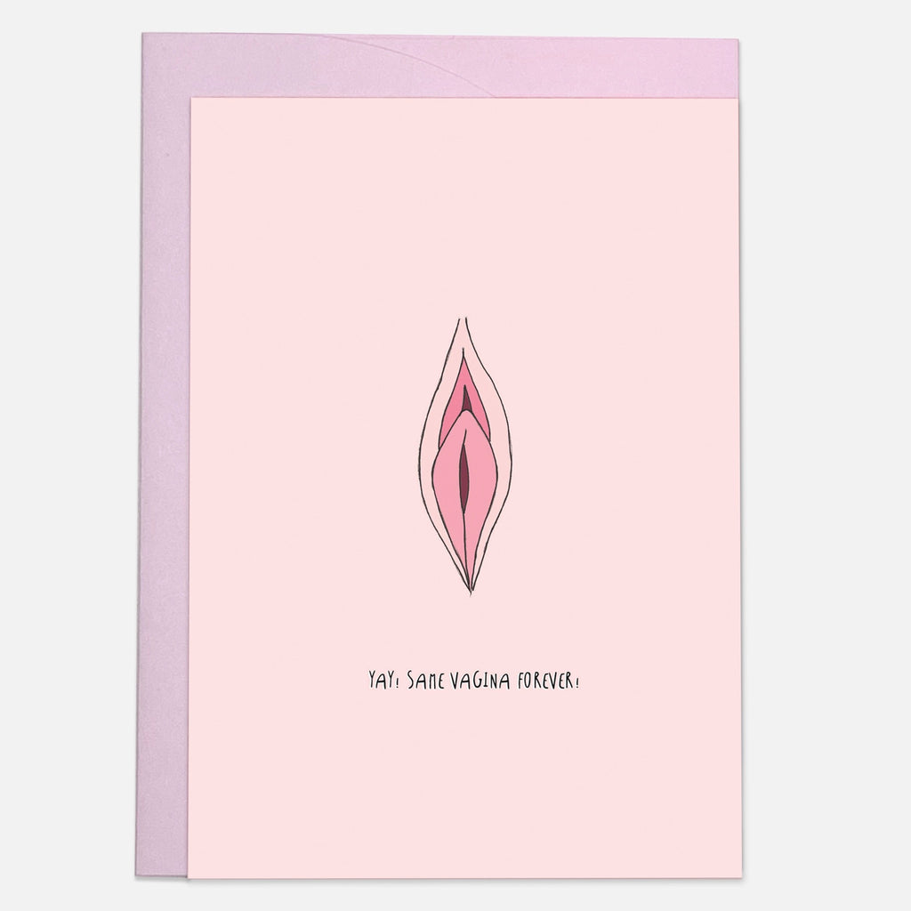Same Vagina Forever Card.