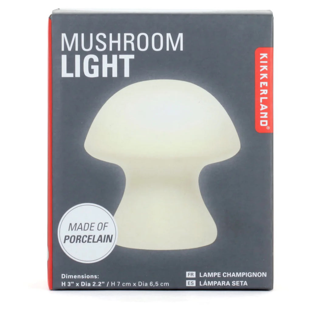 Small Mushroom Light packaging.