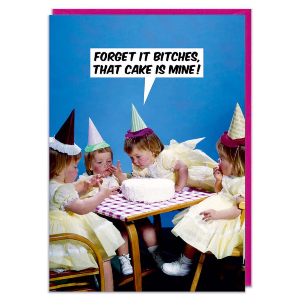 That Cake Is Mine Birthday Card Dean Morris Cards Outer Layer