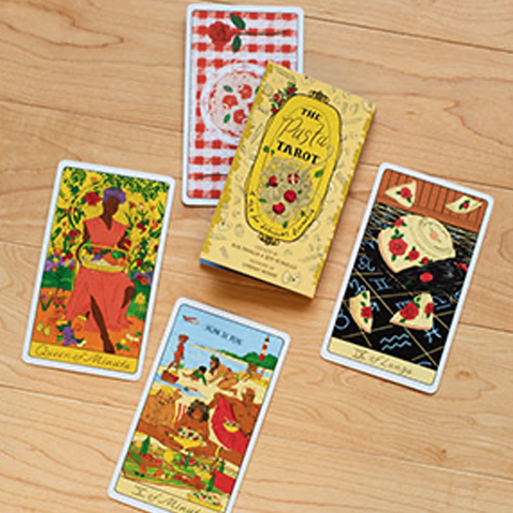 The Pasta Tarot cards.