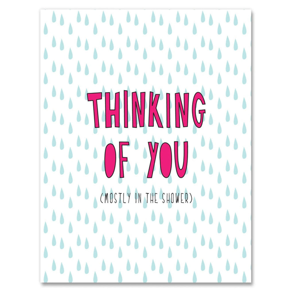 Thinking Of You In The Shower Card