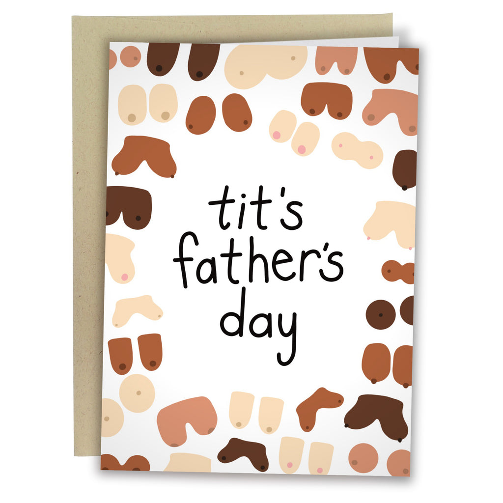 Tits Fathers Day Card