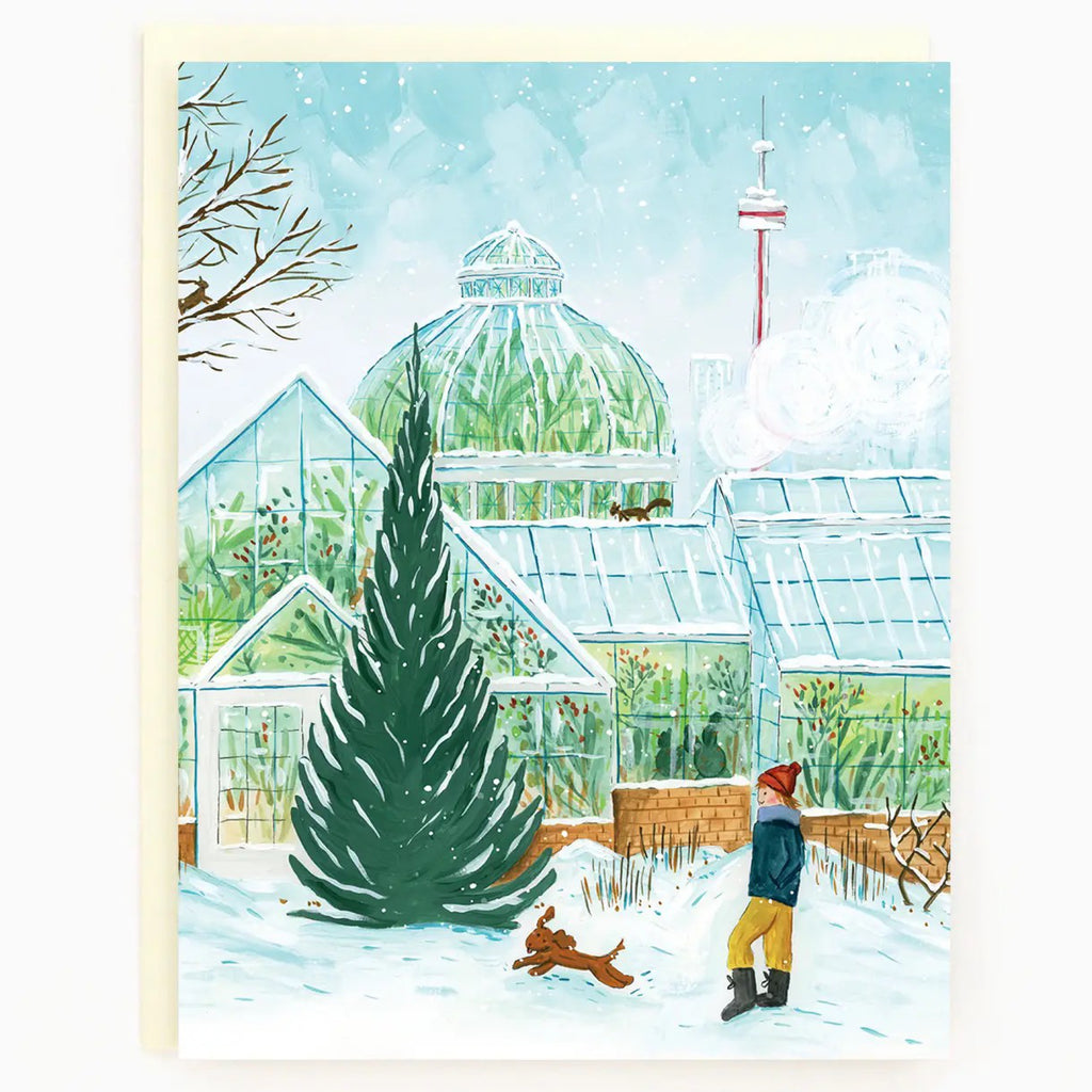 Toronto Allen Gardens Winter Card.