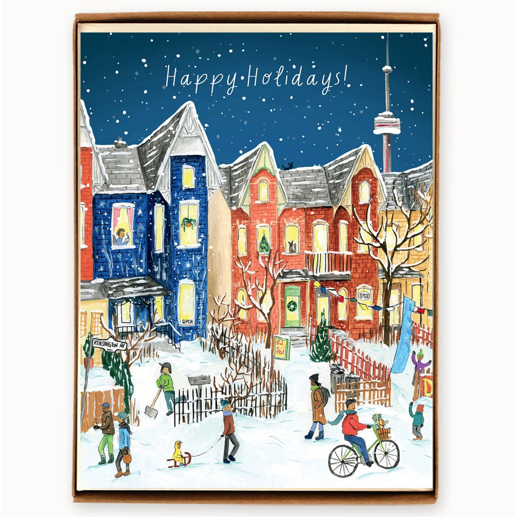 Toronto Kensington Market Holiday Boxed Cards .