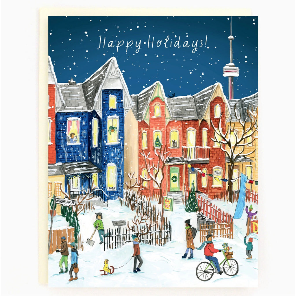 Toronto Kensington Market Holiday card.