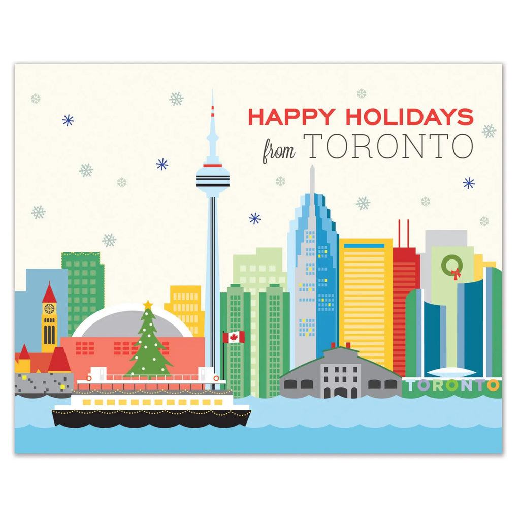 Toronto Skyline Holiday Boxed Cards