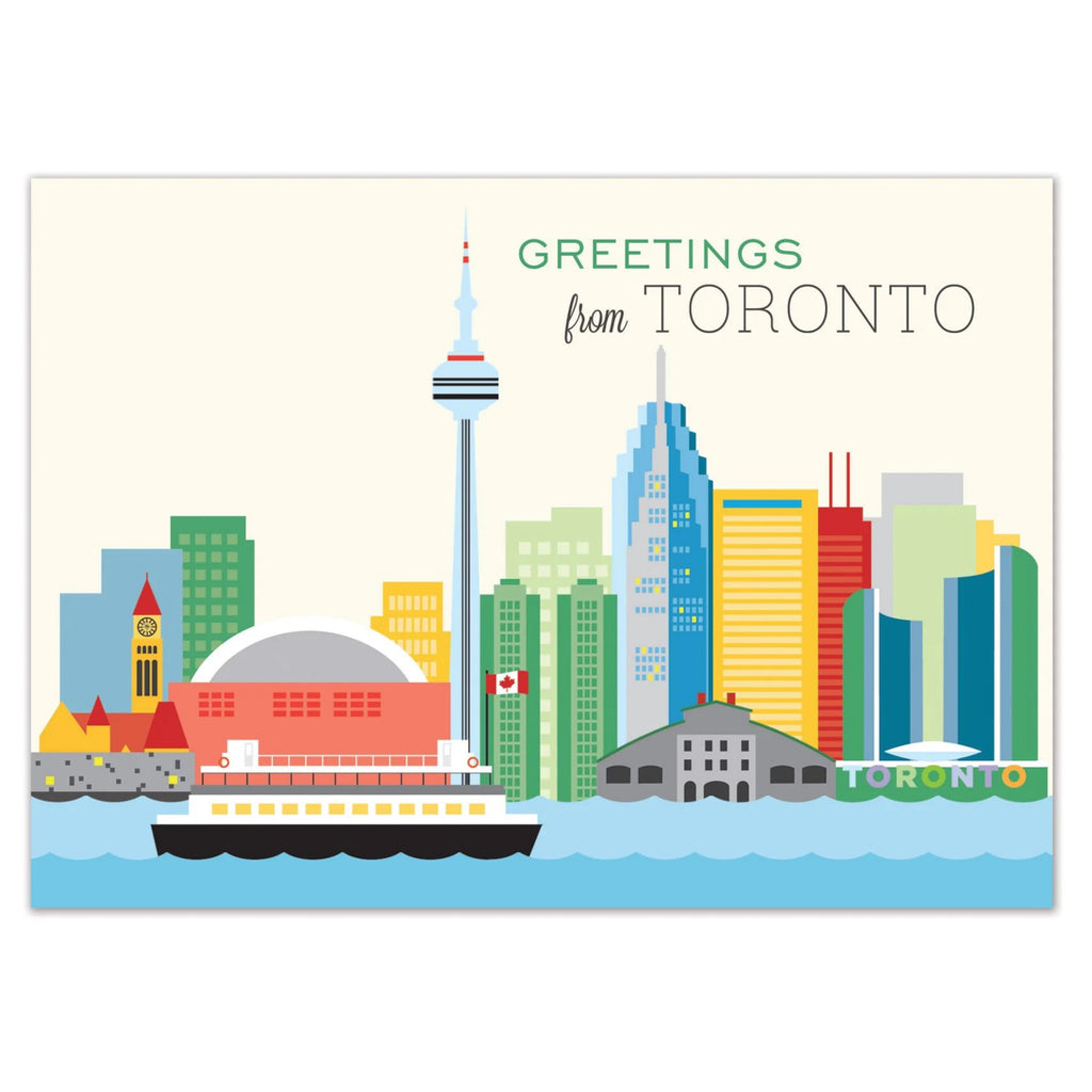 Toronto Skyline Postcard.