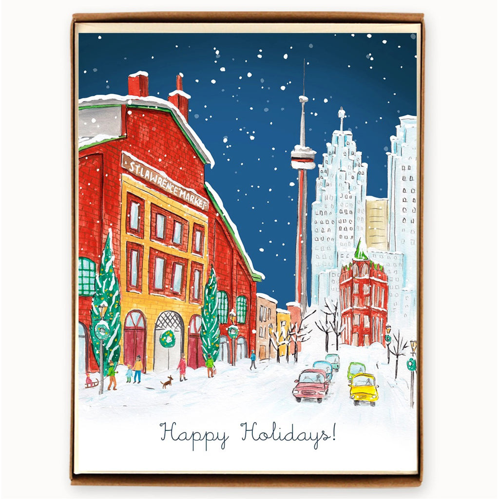 Toronto St. Lawrence Market Holiday Boxed Cards.