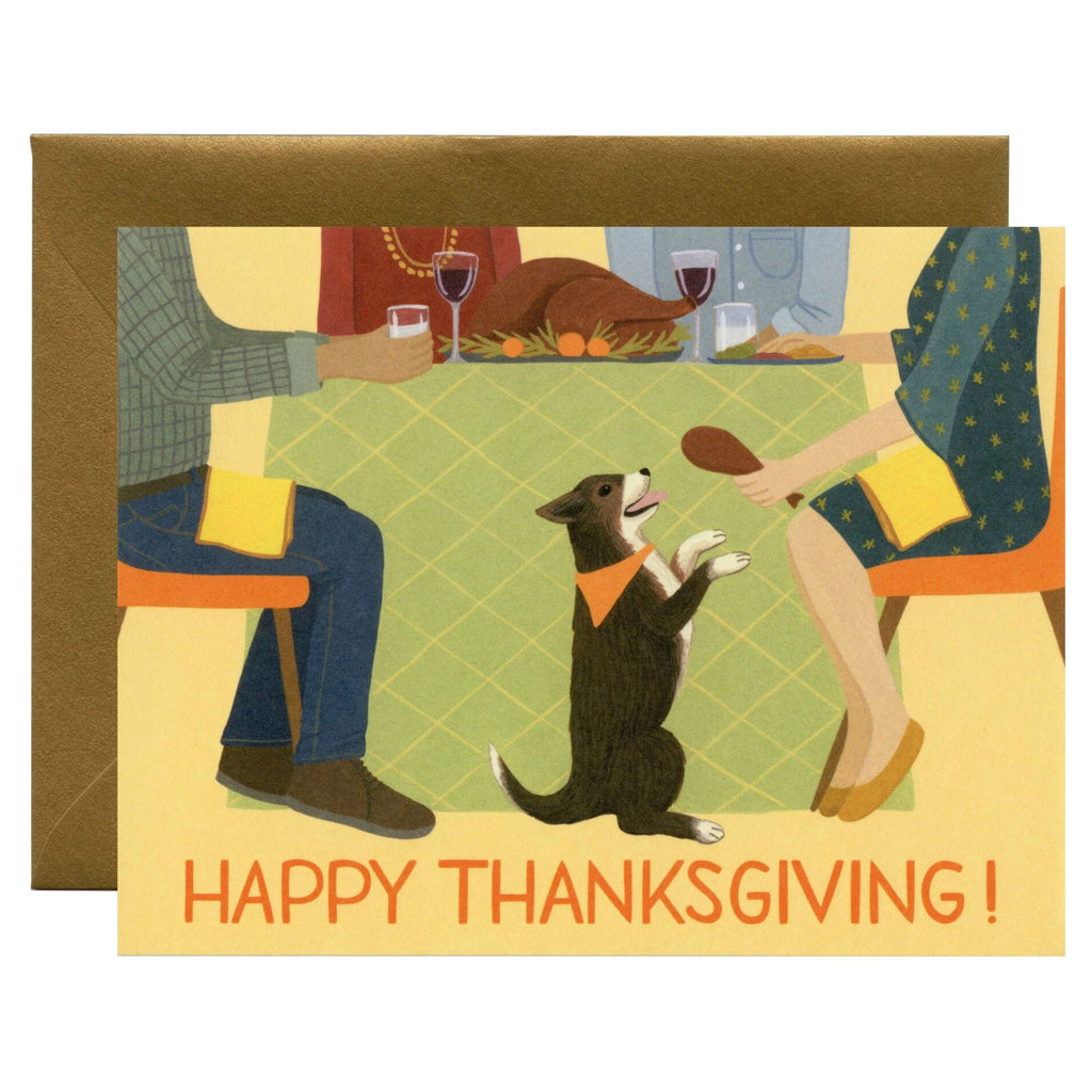 Turkey Leg Thanksgiving Card