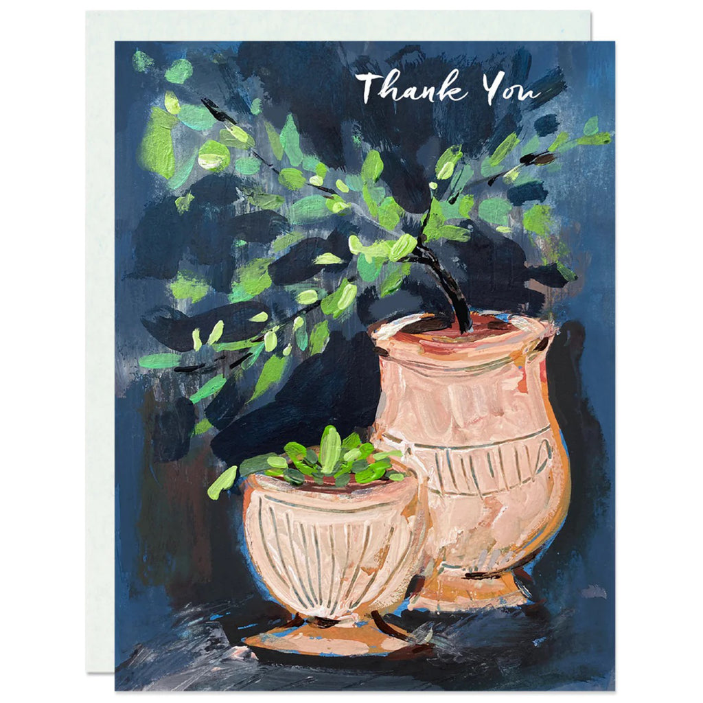 Two Pots Thank You Card.