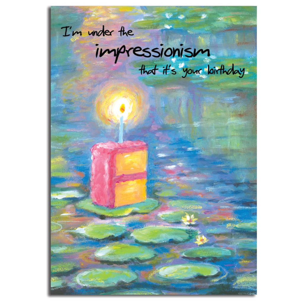 Under Impression Birthday Card.