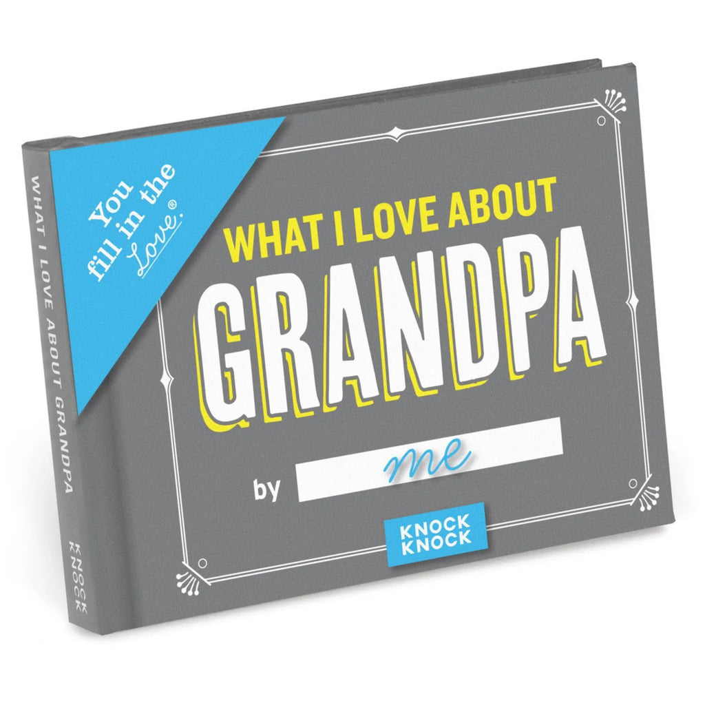 What I Love About Grandpa Fill in Book.