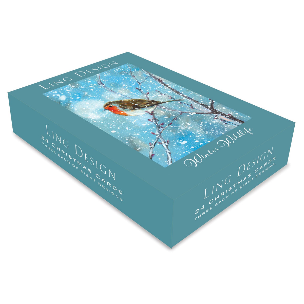 Winter Wildlife Boxed Christmas Cards Ling Design Outer Layer