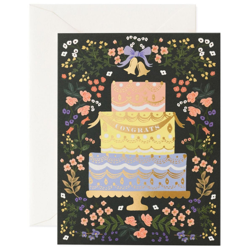 Woodland Wedding Cake Card.