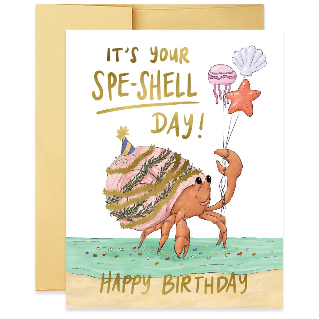 Your Spe-Shell Day Birthday Card.