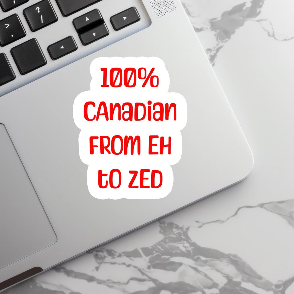 100% Canadian Sticker | Rebel and Siren – Outer Layer