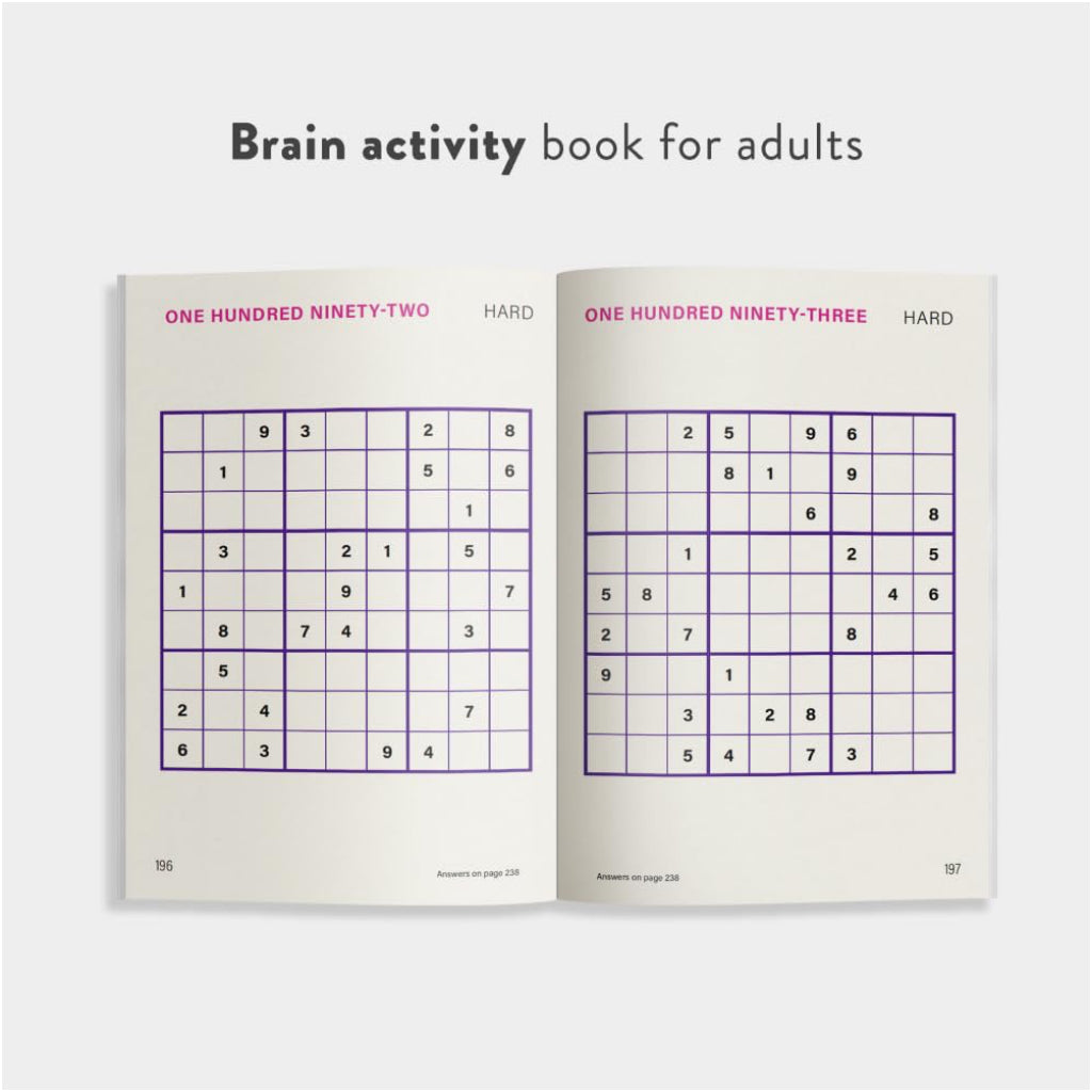 200 Stress-Relieving Sudoku Puzzles To Sharpen Your Mind - sample spread 1.