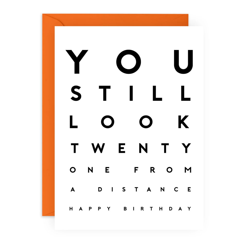 21 From A Distance Birthday Card.