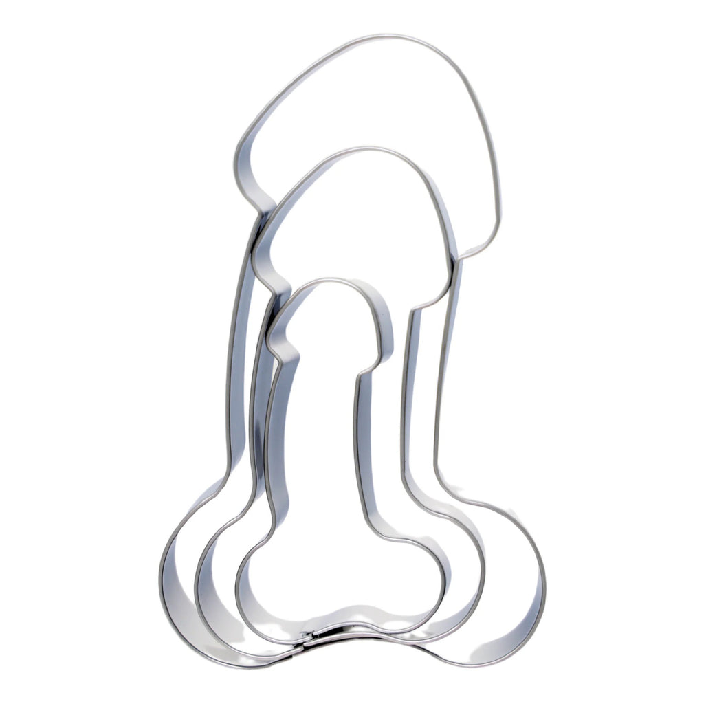 3 Piece Penis Cookie Cutter Set.