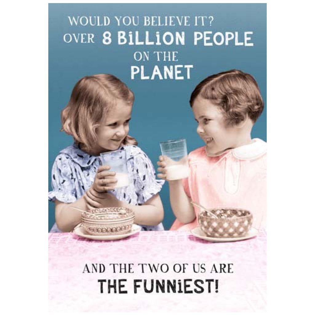 8 Billion People Card.