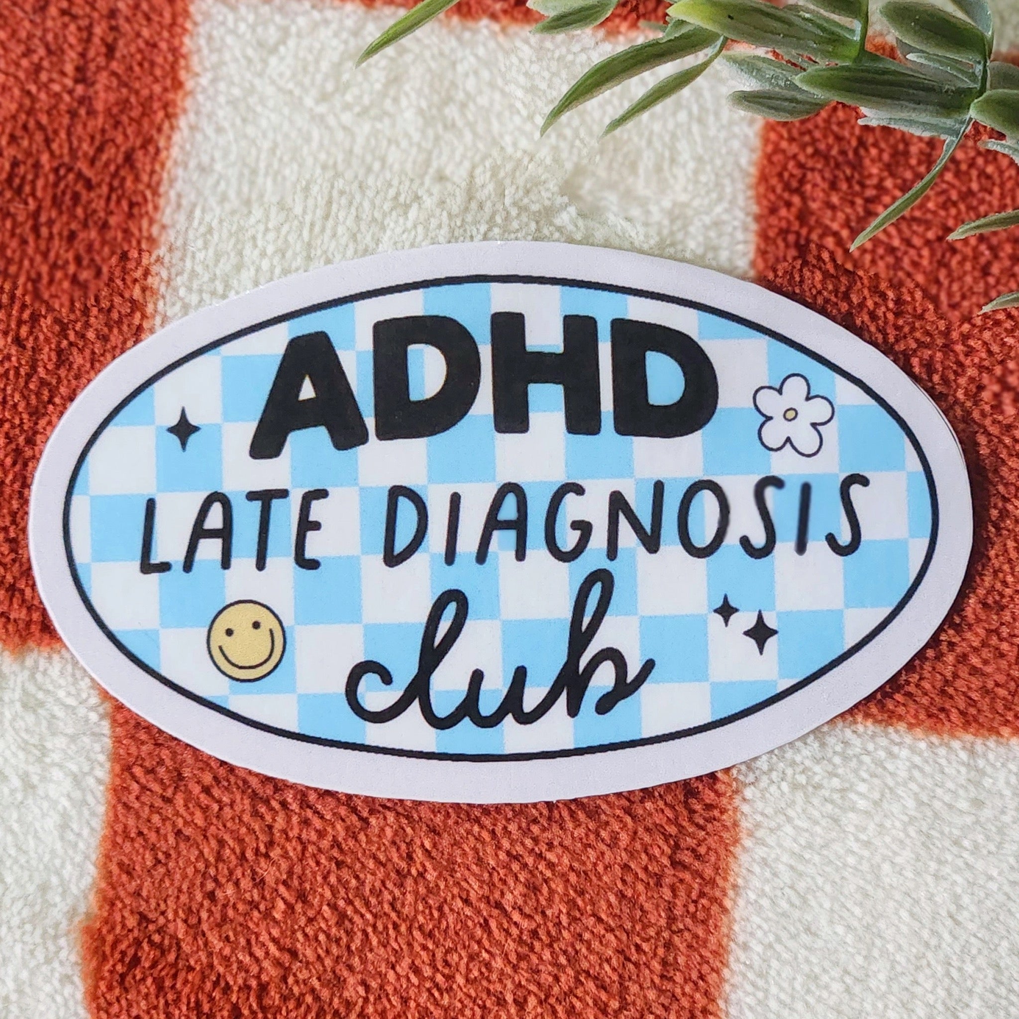 ADHD Late Diagnosis Club Sticker | Luxe Trauma – Outer Layer