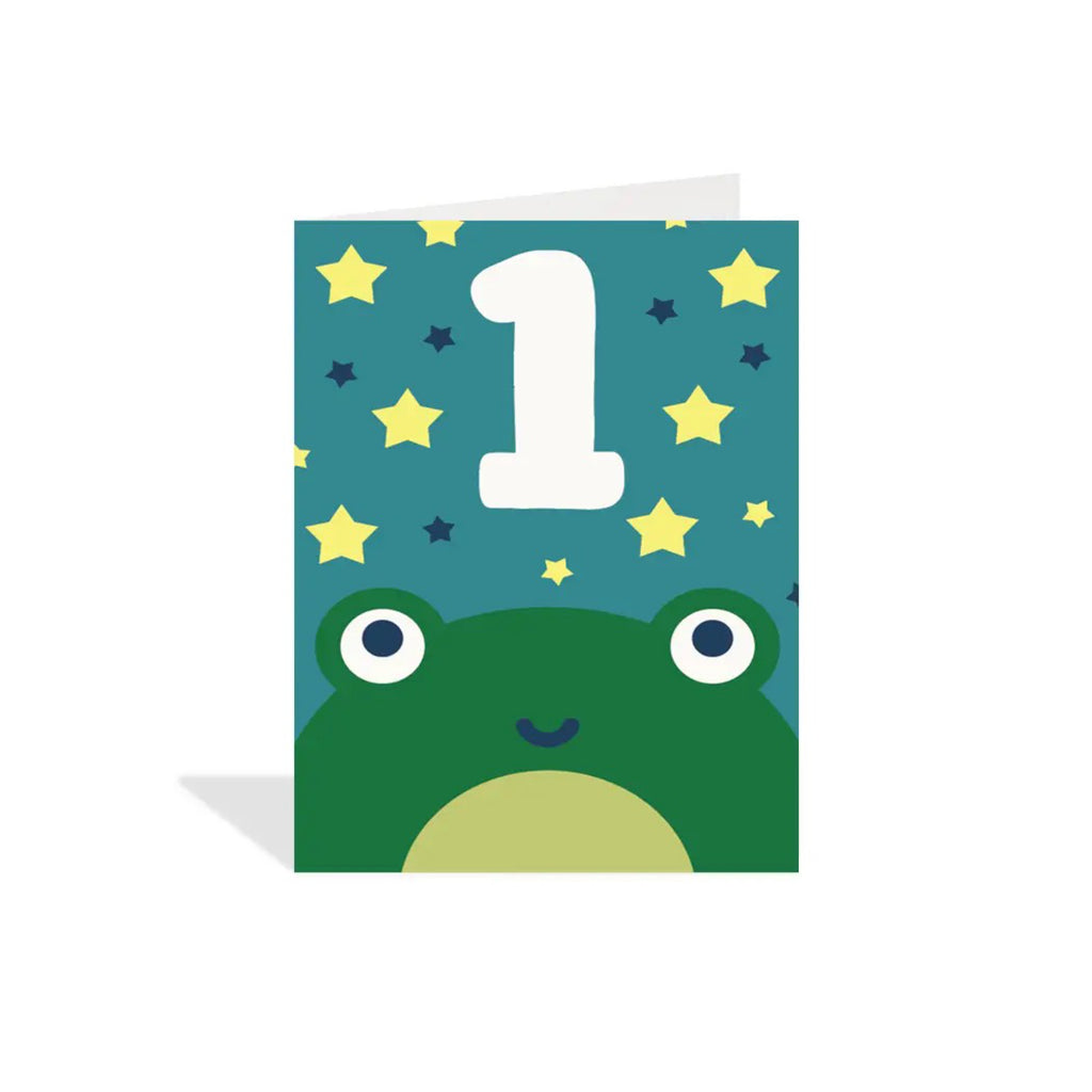 Age 1 Frog Enclosure Card.
