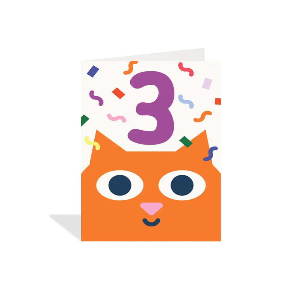 Age 3 Cat Enclosure Card.