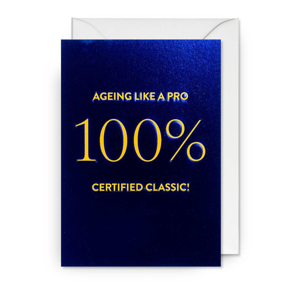 Aging Like A Pro Birthday Card.